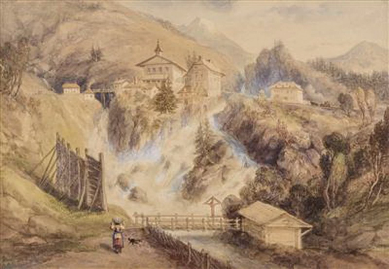 Veduta di Alt Gastein - Altamann Anton